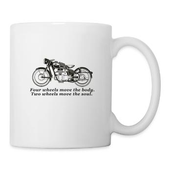 Bike motorcycle - Tasse - Weiß - Rechts