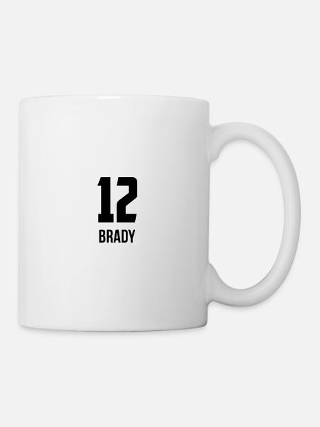 brady 12 - football player - Mug - white