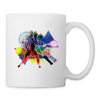 tennis 6 - Mug blanc - blanc - Droite