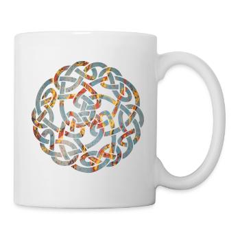 noeud celtique 5 e 19 - Mug blanc - blanc - Droite