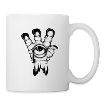 Alien Hand - Mug - white - Right