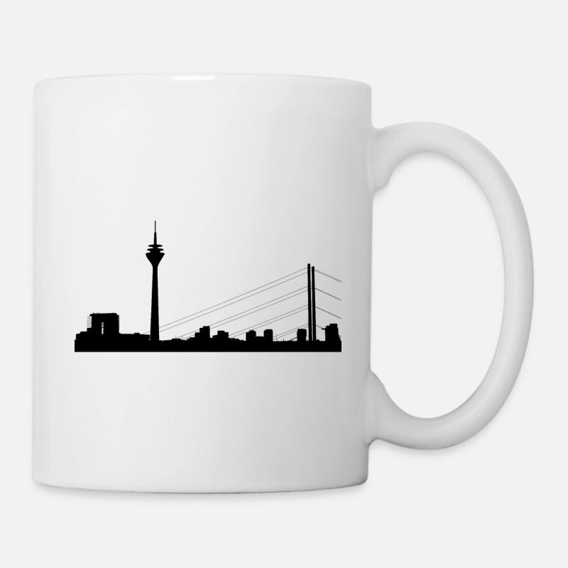 Düsseldorf Skyline - Tasse - Weiß
