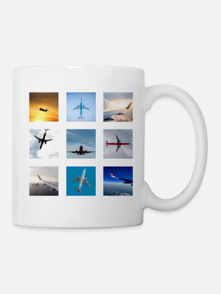 Flugzeuge verursachen Reisefieber - Tasse - Weiß