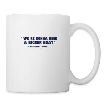 Jaws - Mug blanc - blanc - Droite