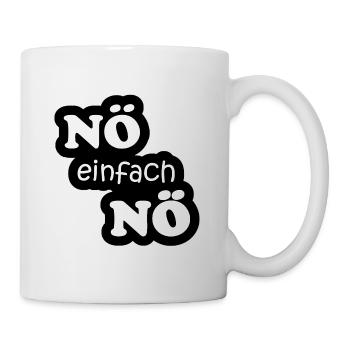 Funny. funny. Nope, simply no. Nope. No. No. Nope. - Mug - white - Right