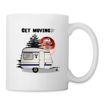 Camper - chemise de camping, caravane - camping - Mug blanc - blanc - Droite