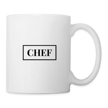 Chef - Chefkoch - Koch - Tasse - Weiß - Rechts