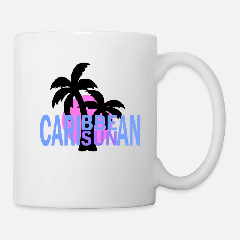 soleil des caraïbes - Mug blanc - blanc