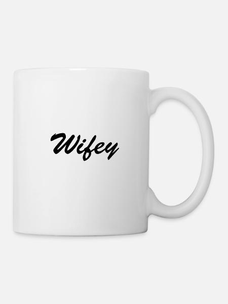 WIFEY - Tasse - Weiß