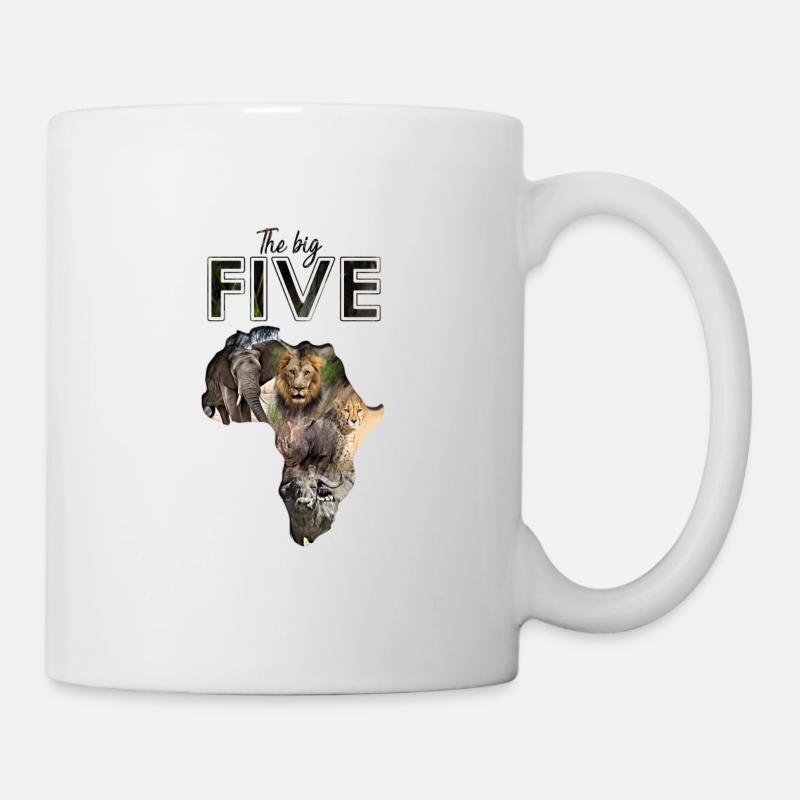 Big Five - Tasse - Weiß