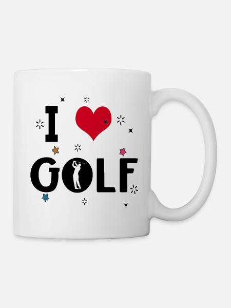 Maillot de golf - Sport Hobby Golfer - Cadeau - Mug blanc - blanc