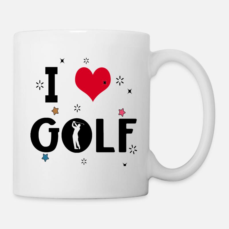 Maillot de golf - Sport Hobby Golfer - Cadeau - Mug blanc - blanc