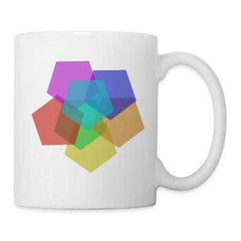 Bunt - Tasse - Weiß - Rechts