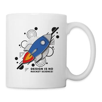 Design is no Rocket Science Number 3 - Mug - white - Right