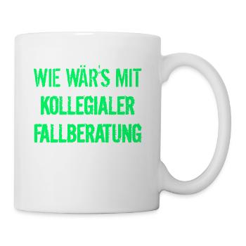 COLLABORATIVE AUTOMNE CONSULTER L'AIDE DU COLLÈGE DE TRAVAIL EN MILIEU DE TRAVAIL - Mug blanc - blanc - Droite