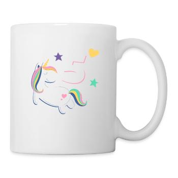 I am 5 years old - unicorn birthday gift - Mug - white - Right