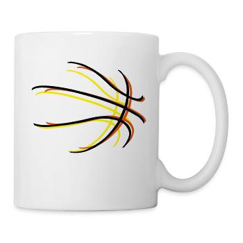 basketball - Mug blanc - blanc - Droite
