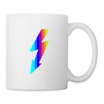 Flash of rainbow colors - Mug - white - Right