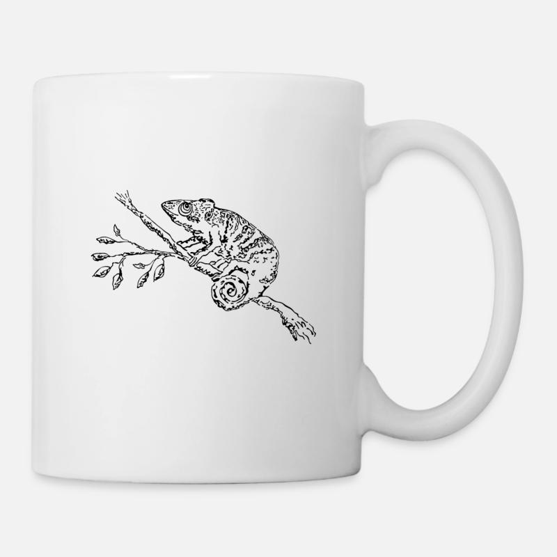 Chamäleon. Chamaeleon. - Tasse - Weiß
