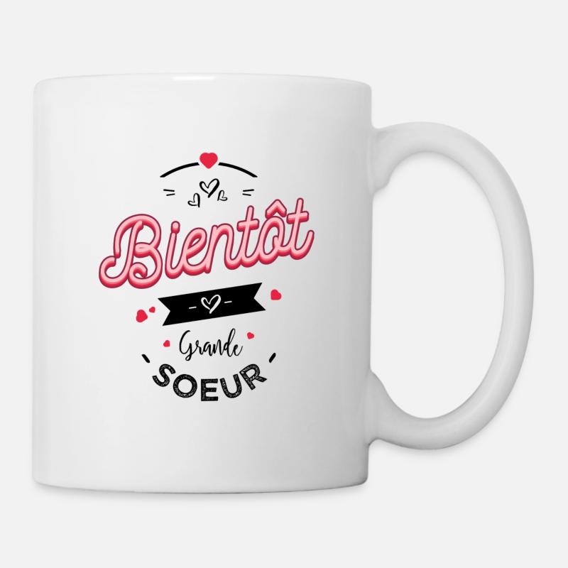Bientôt-grande-soeur - Mug blanc - blanc