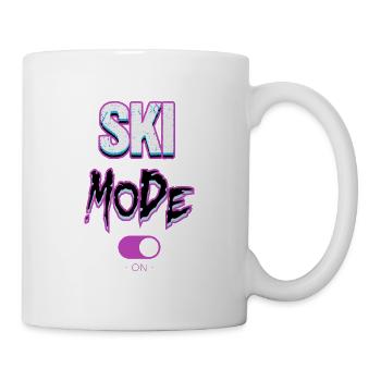 Ski mode-on - Tasse - Weiß - Rechts