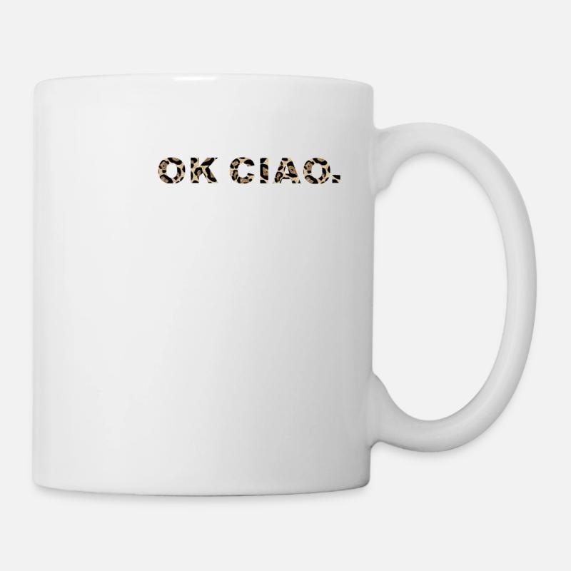 ok, ciao. - Mug blanc - blanc
