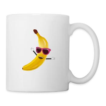 Banane drôle - Mug blanc - blanc - Droite