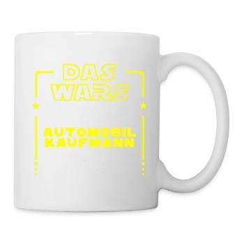 Das Wars Abschluss 2019 Automobilkaufmann Geschenk - Tasse - Weiß - Rechts