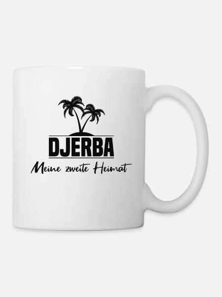 Djerba patrie ile l’amour cadeau - Mug blanc - blanc