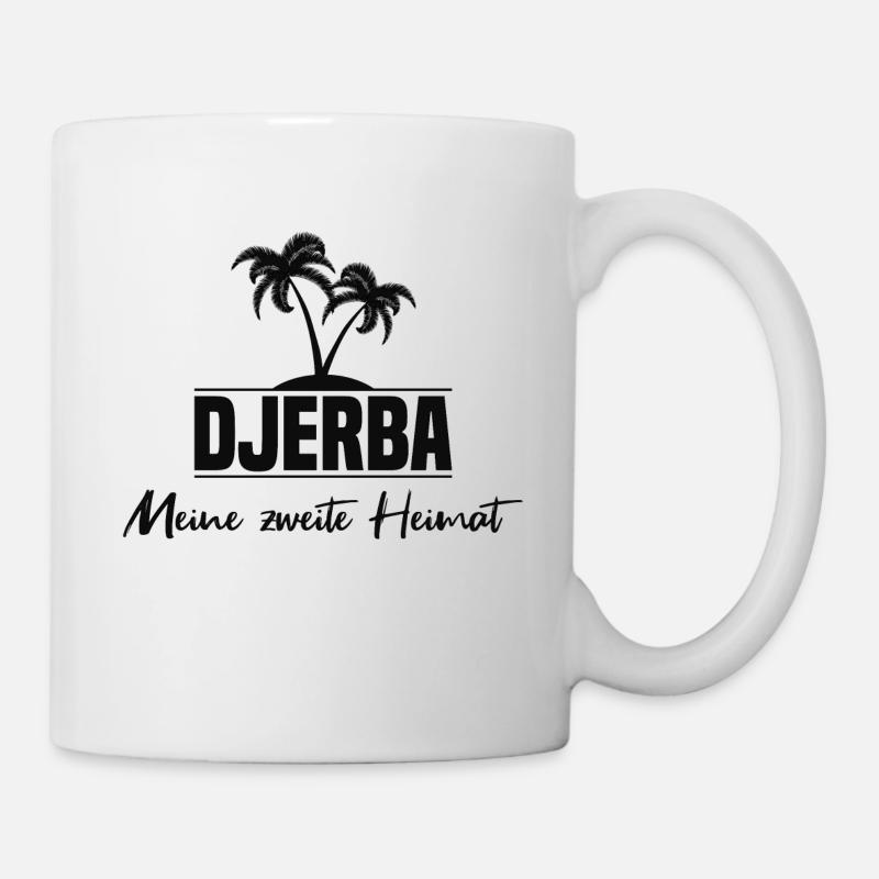 Djerba Heimat Insel Liebe Geschenk - Tasse - Weiß