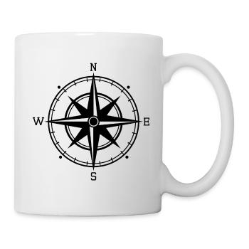 Outdoor Bushcraft Survival Compass - Mug - white - Right