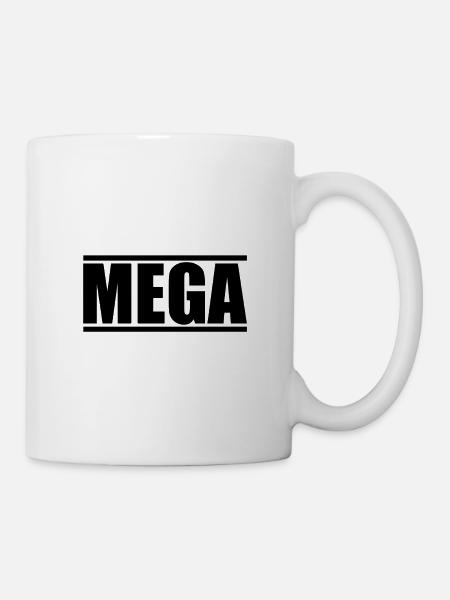 MEGA - Tasse - Weiß