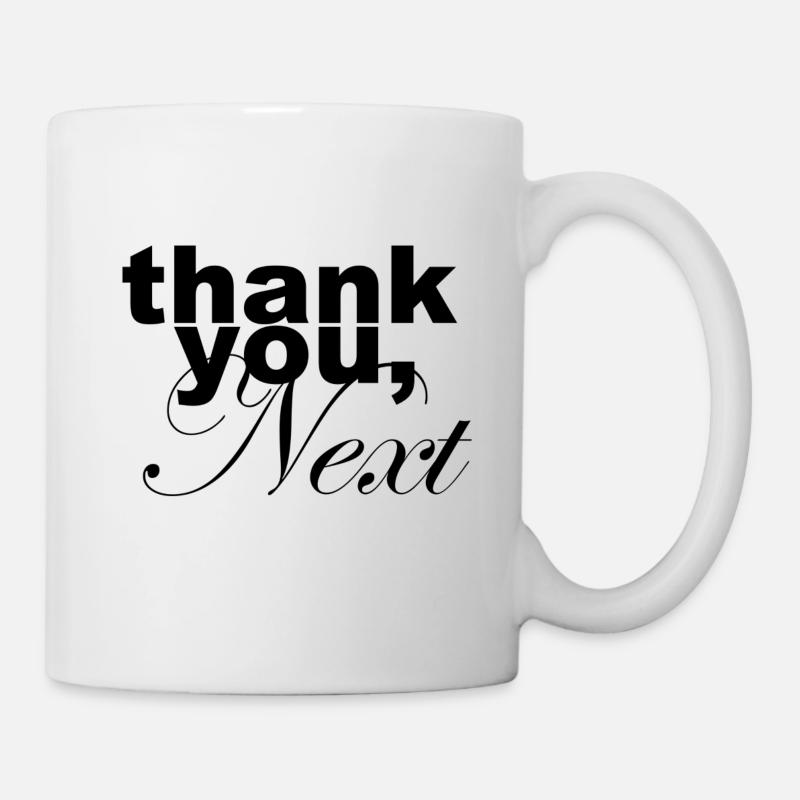 merci, à côté - Mug blanc - blanc