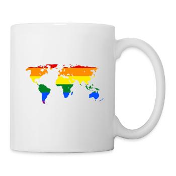 map of the world - Mug - white - Right