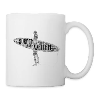 Surfergirl - Tasse - Weiß - Rechts