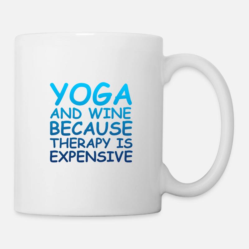 YOGA - Tasse - Weiß