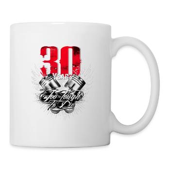 Motorcycle - 30 years - Mug - white - Right