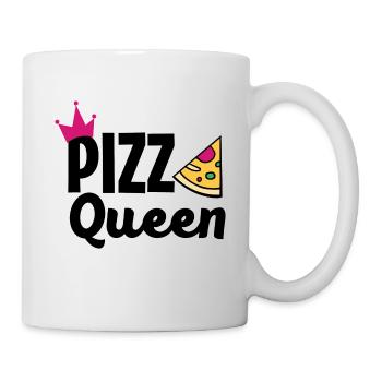 Pizza Queen femmes Cadeau cool pour les femmes - Mug blanc - blanc - Droite