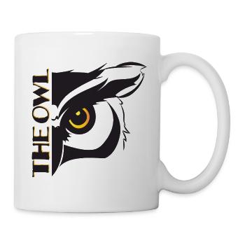 Un hibou - Mug blanc - blanc - Droite