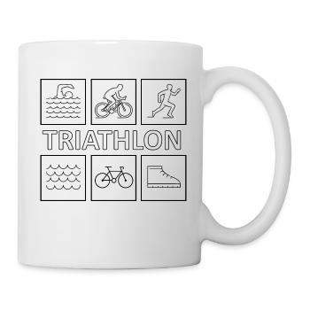Triathlon - Mug blanc - blanc - Droite