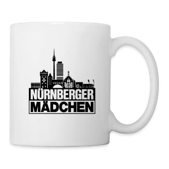 Nuremberg Girl Black Nuremberg Gift - Mug - white - Right