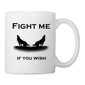 Wölfe Wolfpack - Tasse - Weiß - Rechts
