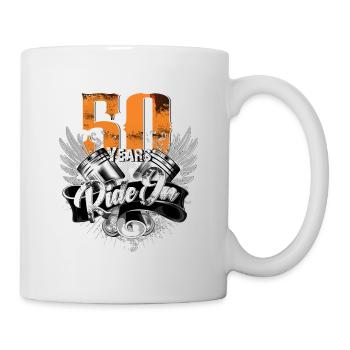 Ride on - 50 years - Mug - white - Right