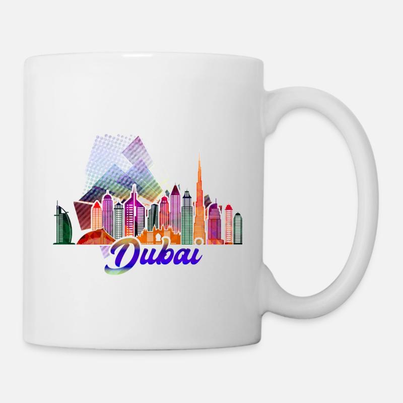 dubai 4 j - Tasse - Weiß
