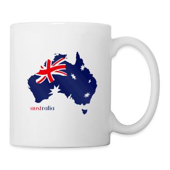australia F - Tasse - Weiß - Rechts