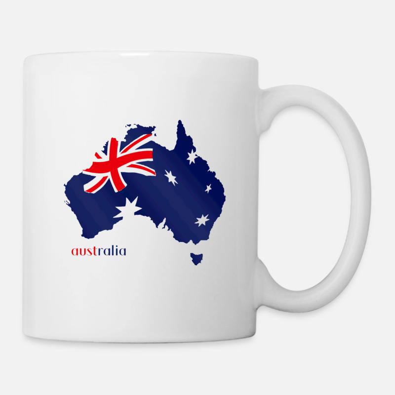 australie F - Mug blanc - blanc