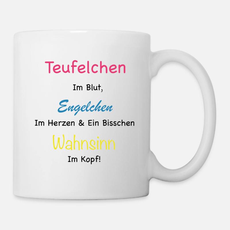 Teufelchen Geschenkidee - Tasse - Weiß