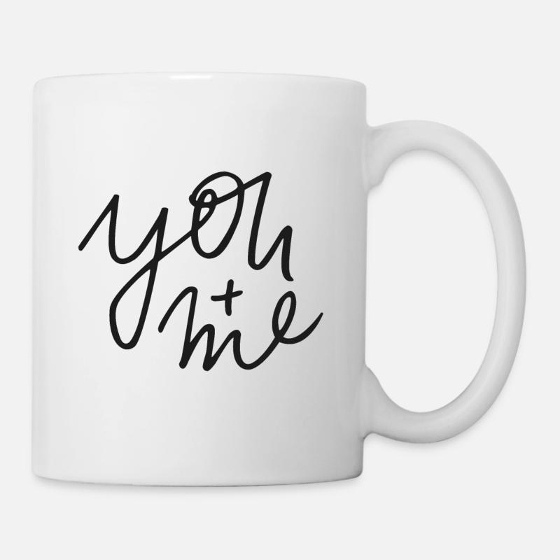 toi et moi - Mug blanc - blanc