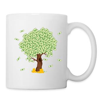 Tree of Money Tshirt Design For those who wants - Mug - white - Right