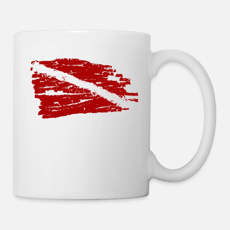 dive - Tasse - Weiß